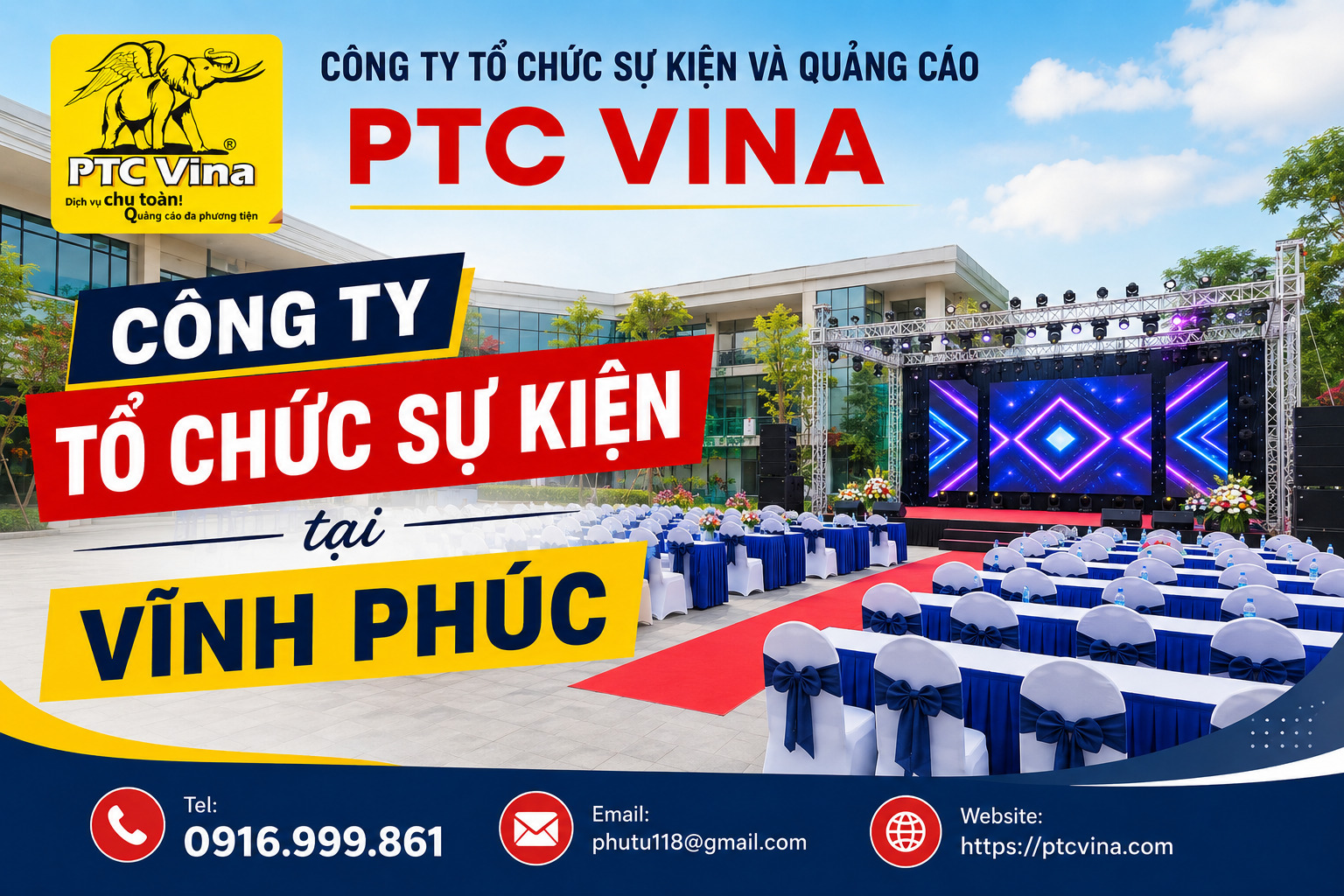 Công ty tổ chức sự kiện tại Vĩnh Phúc uy tín số 1 bứt phá 