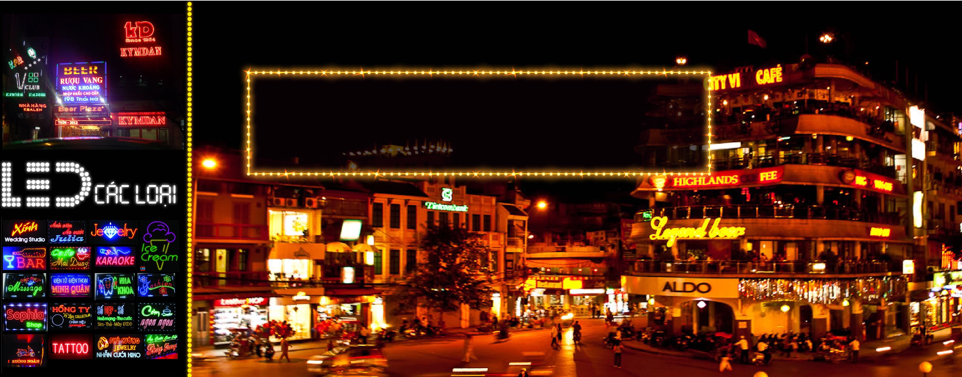 Thi công biển LED